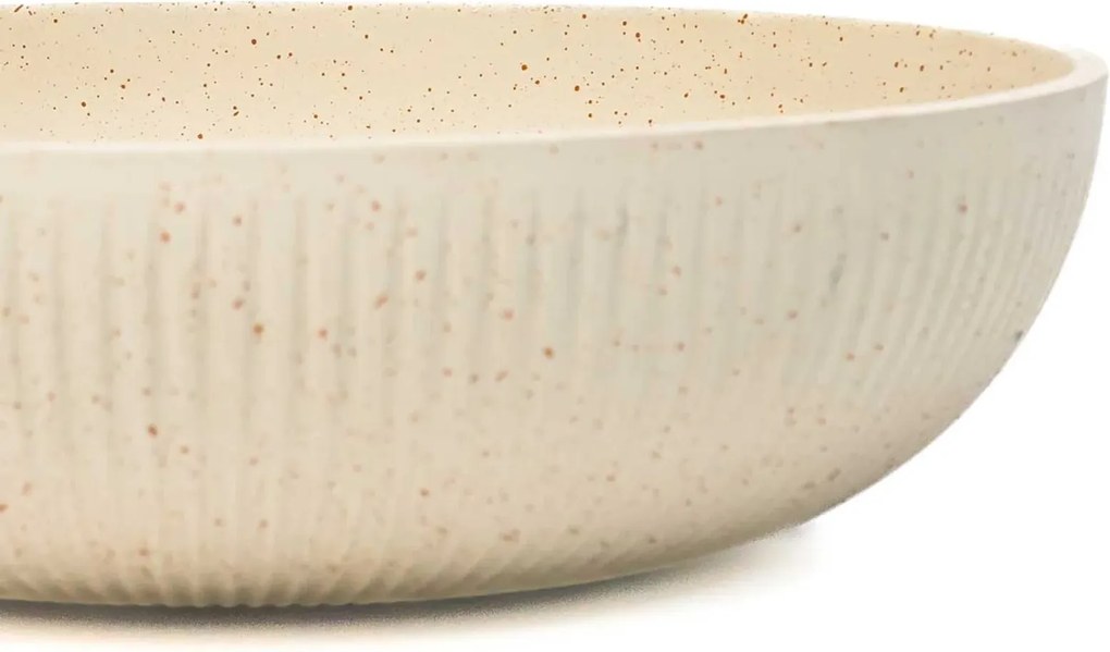 Okrasná miska PLANA, sklolaminát, priemer 34 cm, čierna