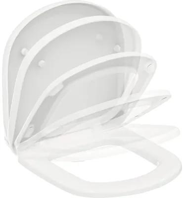 WC doska Ideal Standard Eurovit Plus Kompakt biela softclose / s pomalým zatváraním T679901