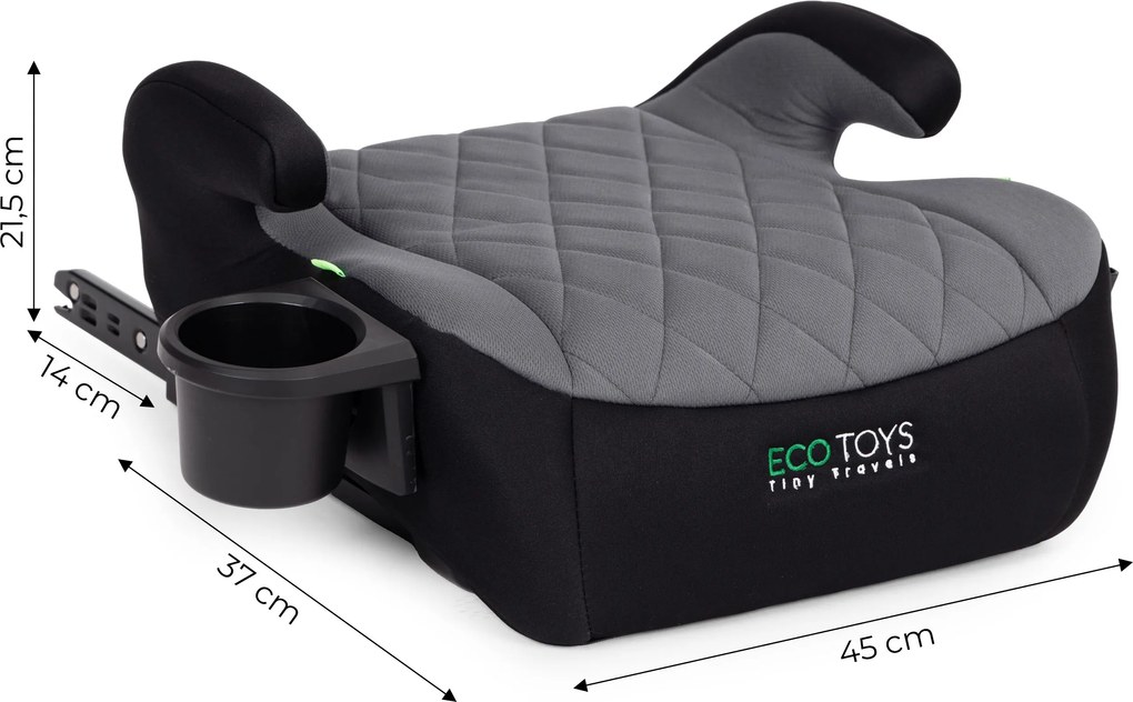 ECOTOYS ISOFIX i-Size podsedák pre deti 125–150 cm ECOTOYS, s držiakom na nápoj
