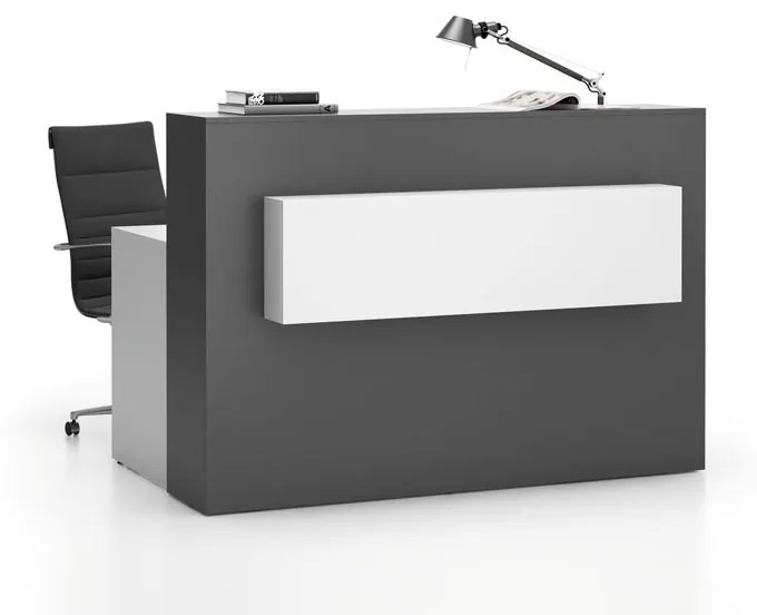 Odkladacia polica SEGMENT, 1300 x 150 x 350 mm, biela