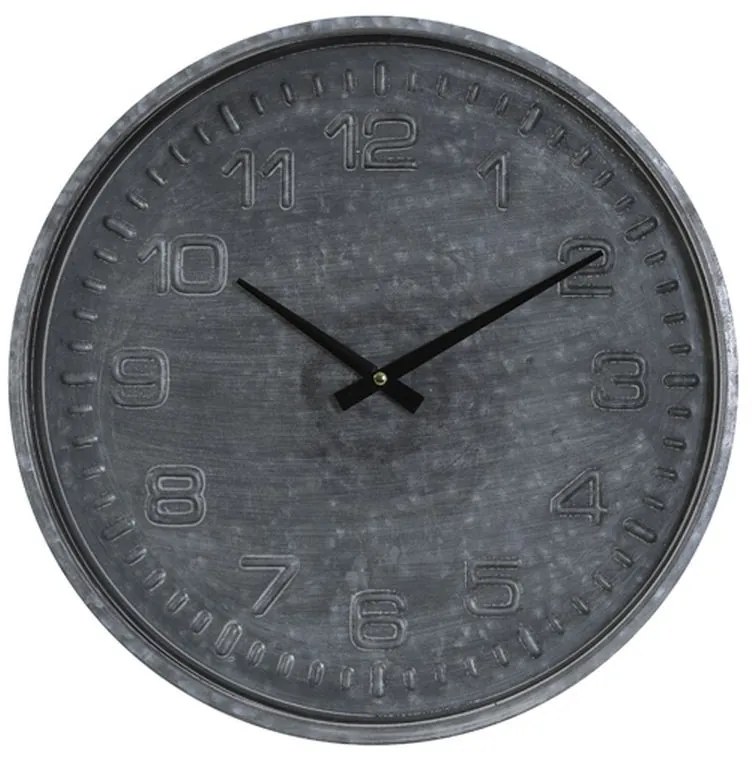 Šedé nástenné hodiny Ricard grijs - Ø39*5 cm