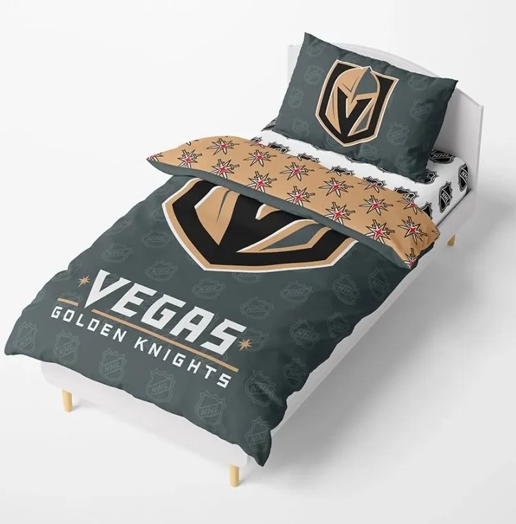 NHL Hokejové obliečky Vegas Golden Knights Shields 140x200/70x90 cm