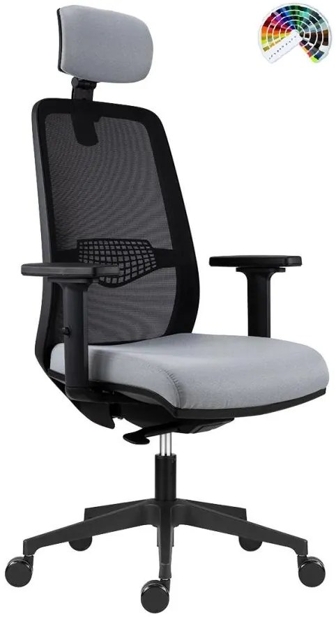 ANTARES Kancelárska stolička 1390 SYN TULLIO čalúnenie MEDITAP koženka