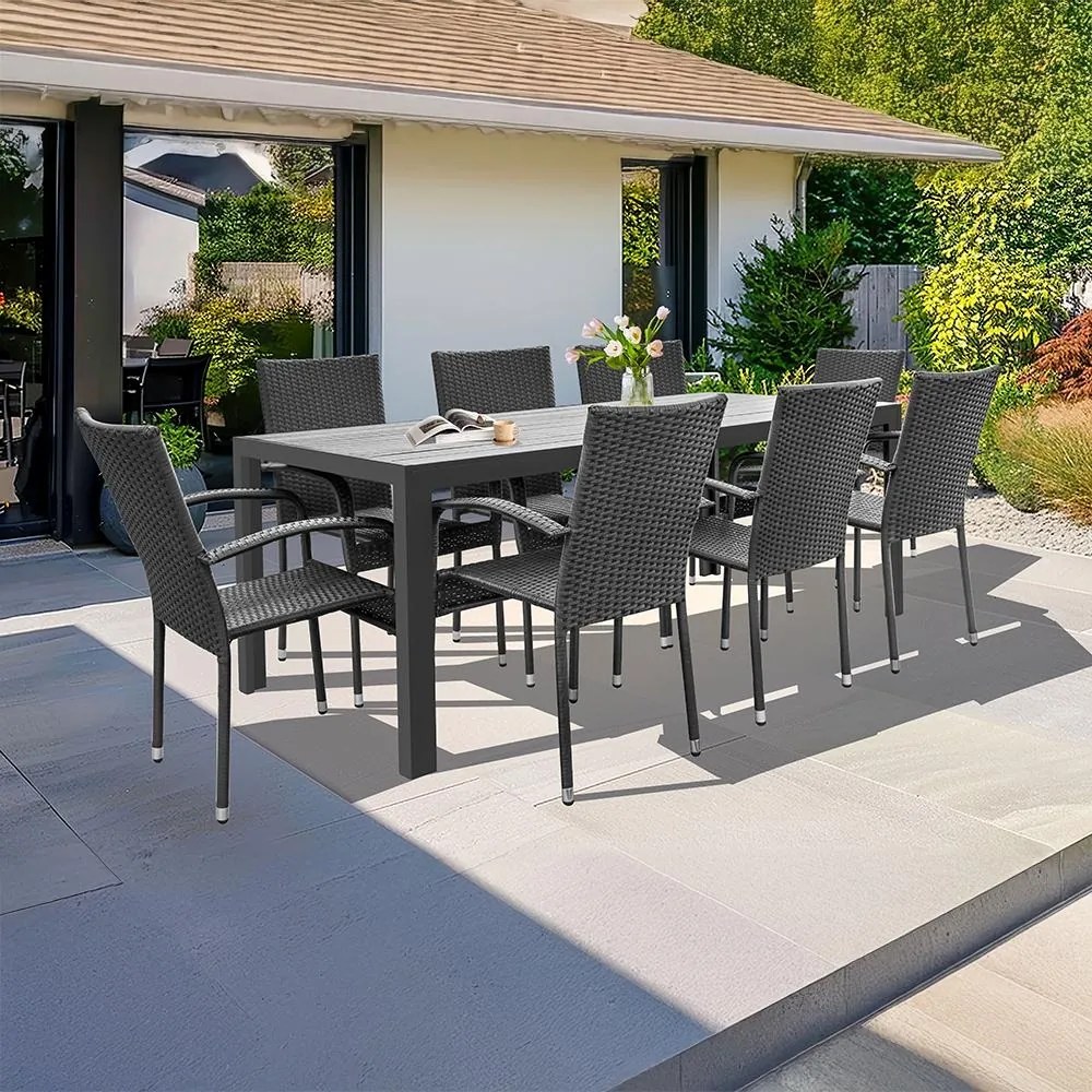 Set záhradného nábytku VIKING XL +8x PARIS