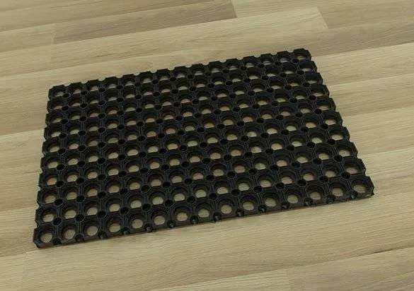 Rohožka Mata čierna 22 mm