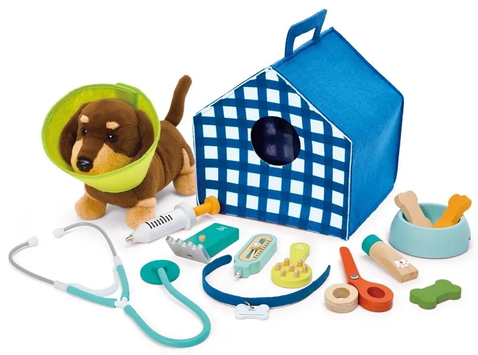 Hape Súprava veterinára - starostlivosť o šteniatko