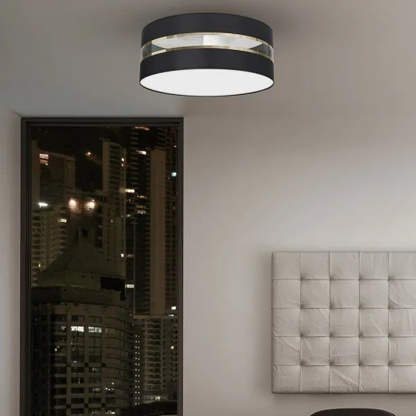 Stropné svietidlo ULTIMO 2xE27/60W/230V čierna