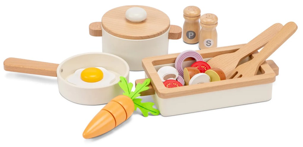 Drevená súprava riadu