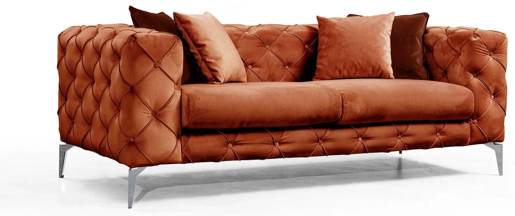 Luxusná dvojmiestna pohovka ComoDeluxe - oranžová