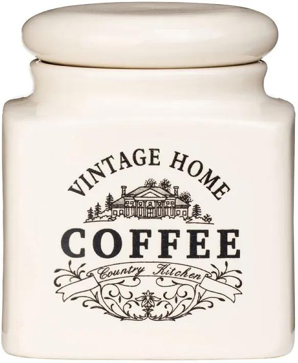 Krémová keramická dóza na kávu Premier Housewares Vintage Home