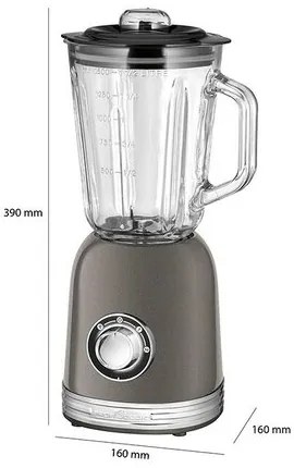ProfiCook UM 1195 TI stolný mixér, sivá