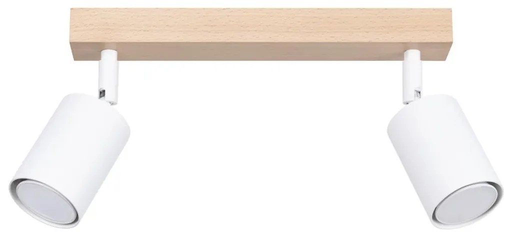 Sollux SL.1286 - Bodové svietidlo VERDO 2xGU10/10W/230V biela