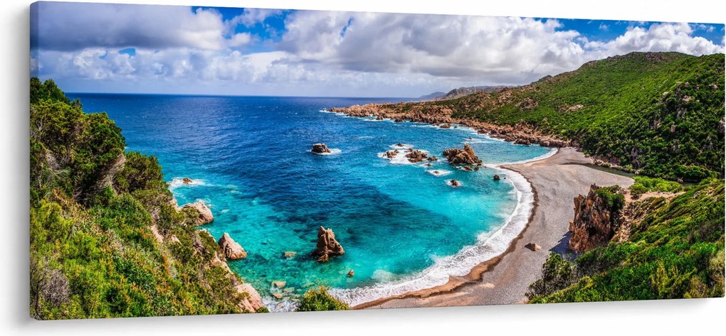 Obraz - Sardínia (120x50 cm)
