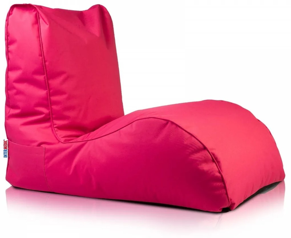 Sedací vak Naomi Outdoor – pohodlné kreslo na terasu, záhradu aj k bazénu Farba: M4 - ružový