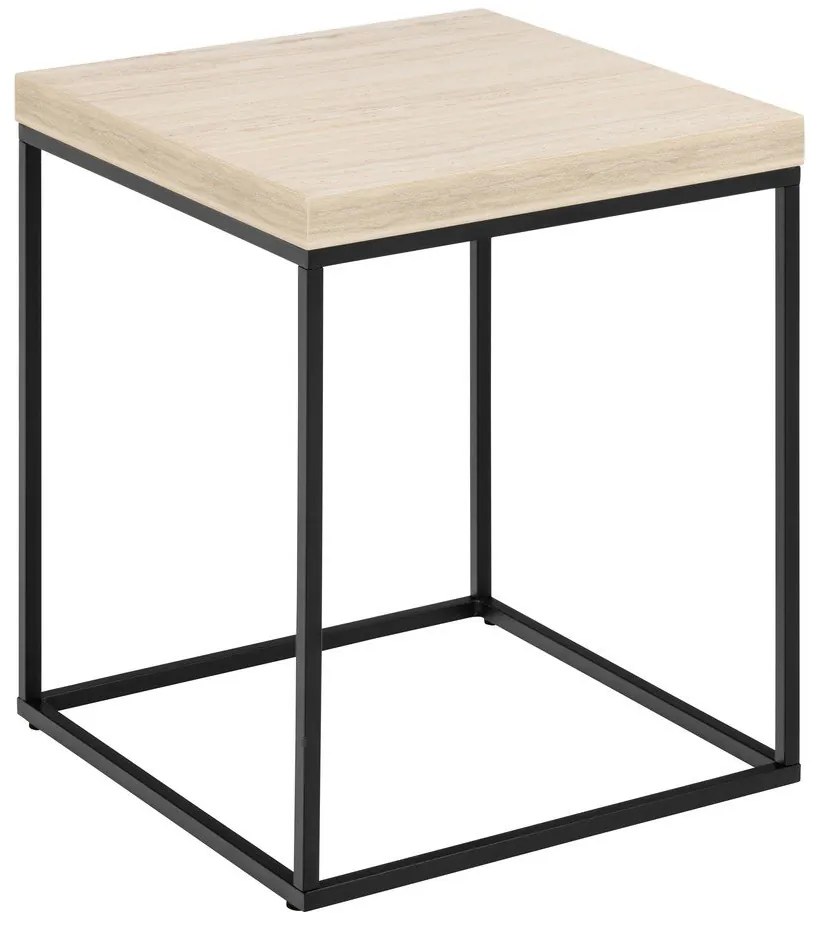 Odkladací stolík s doskou v dekore mramoru 40x40 cm Barossa – Actona