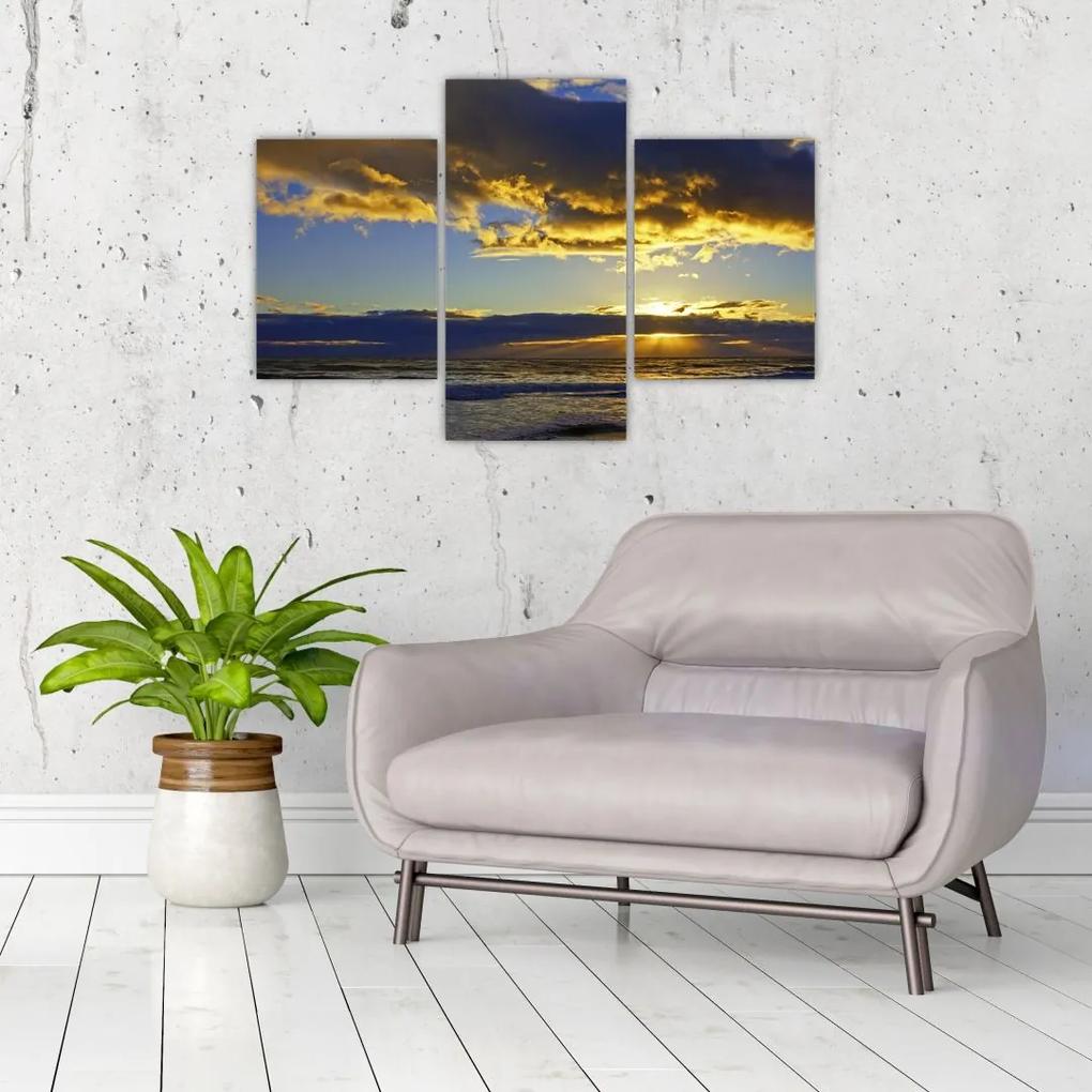 Západ slnka na mori - obraz na stenu