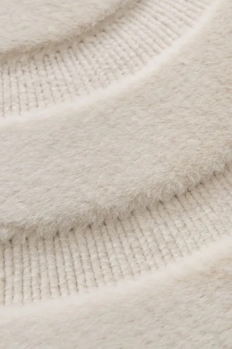 Kúpeľňový koberček MOYO CIRCLE béžový kruh