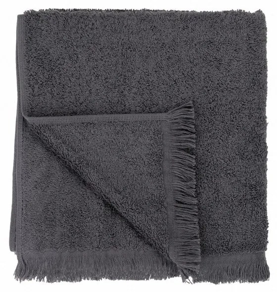 Tmavosivý bavlnený uterák 50x100 cm FRINO – Blomus