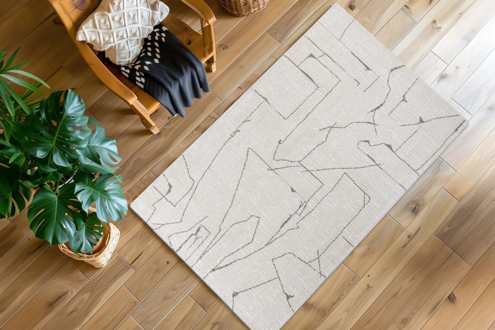 Obsession, Kusový koberec My Parma 511 Cream, 120x170, béžová, chodba / predsieň