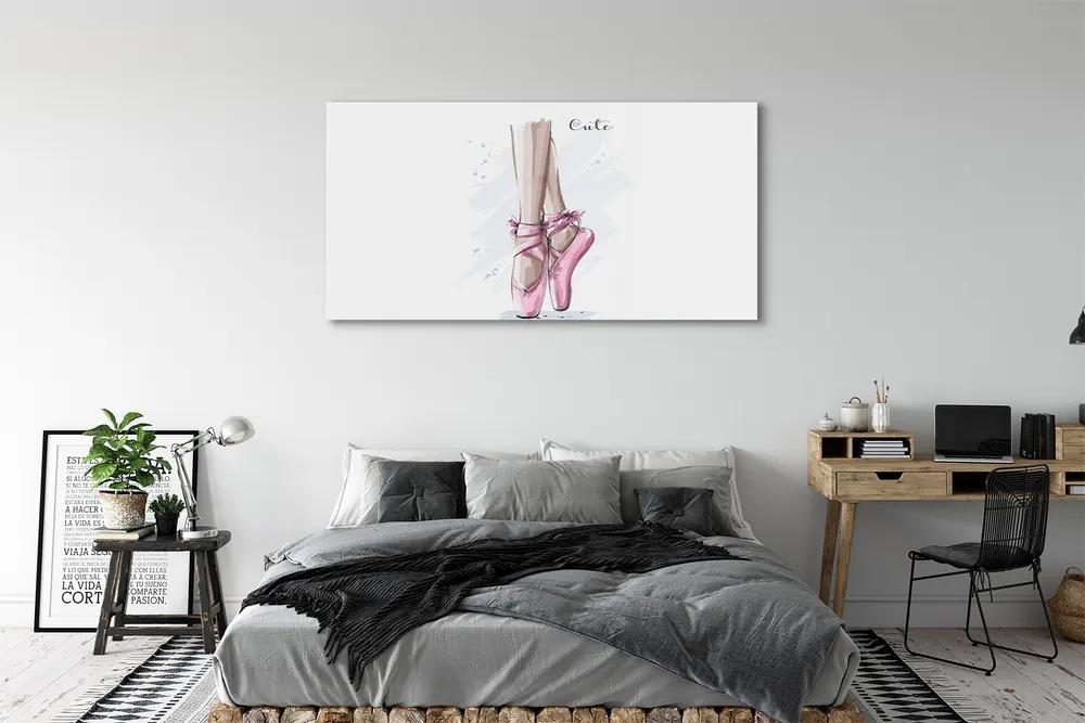 Obraz plexi Ružové baletné topánky 140x70 cm