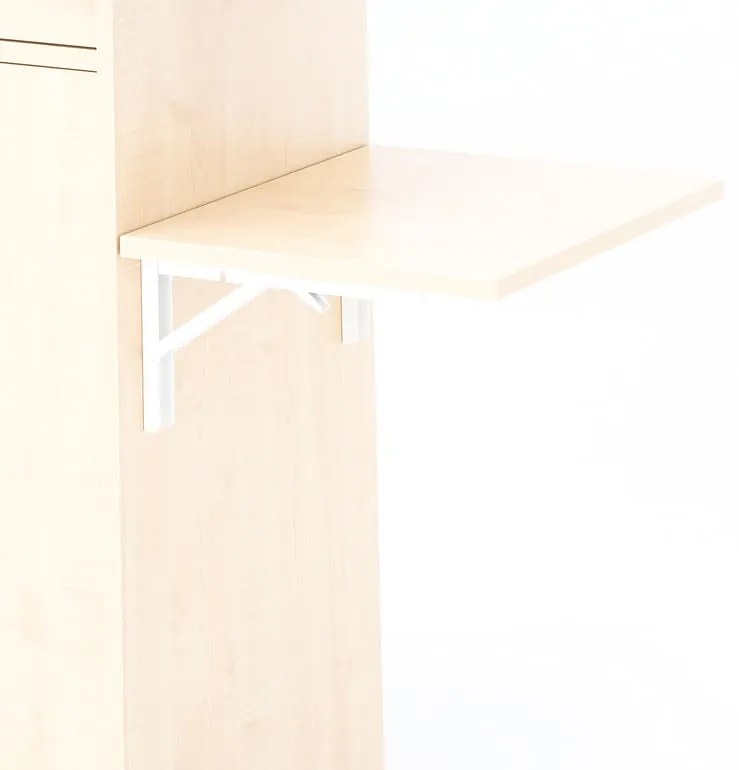 Skladací bočný stolík, breza