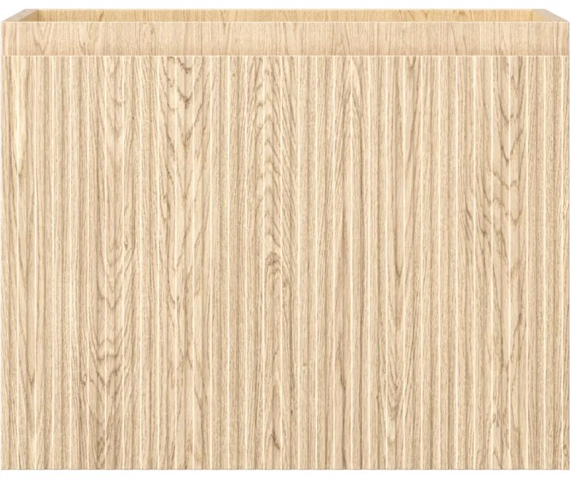 Mexen Rivel, kúpeľňová skrinka 60 cm, 1 zásuvka, drážkovaná, dub, 91A20-06047-1-BF81