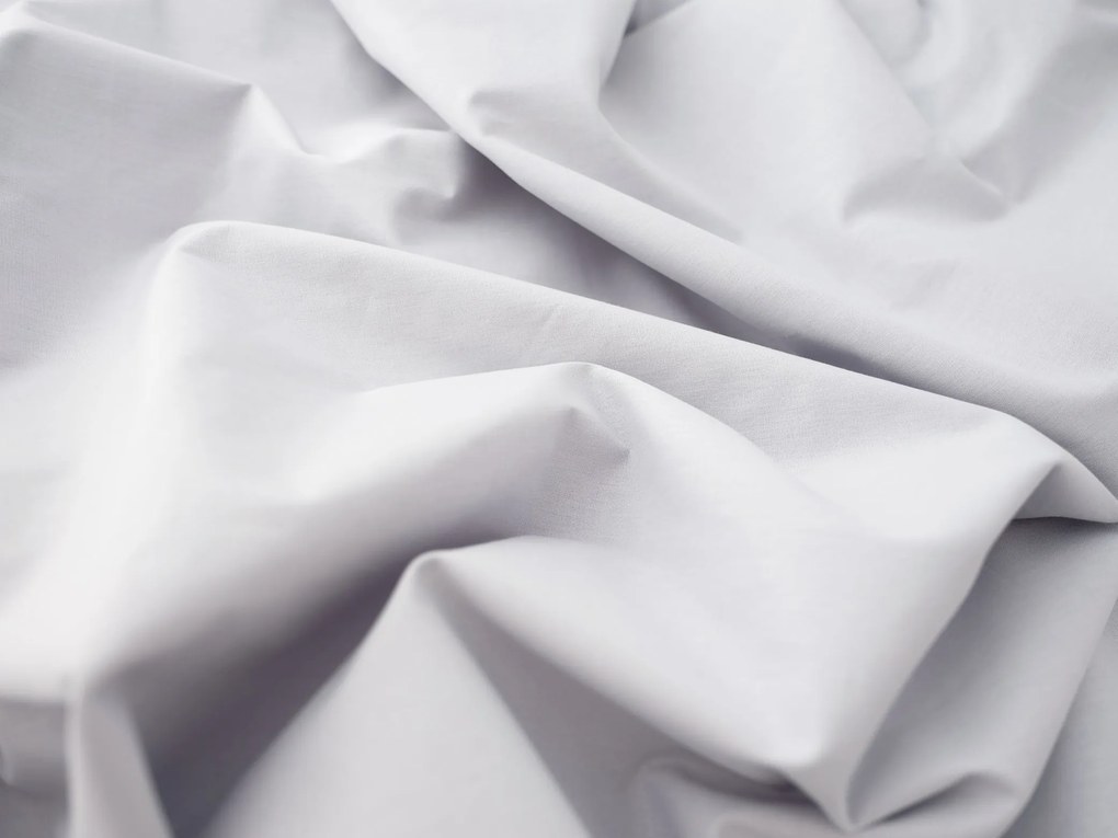 Bavlnená obliečka na vankúš Renforcé 50 × 70 cm – Jasmine svetlosivá