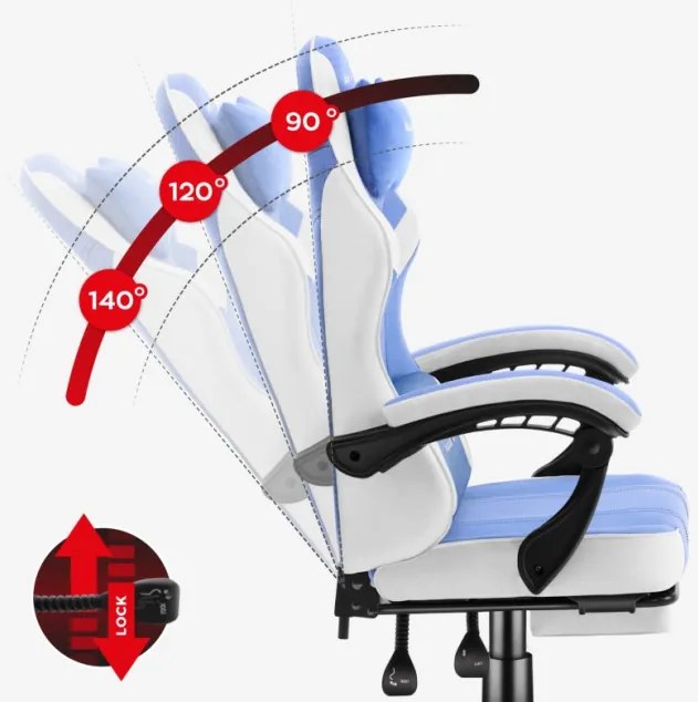 Herná stolička Force 3.7 Blue