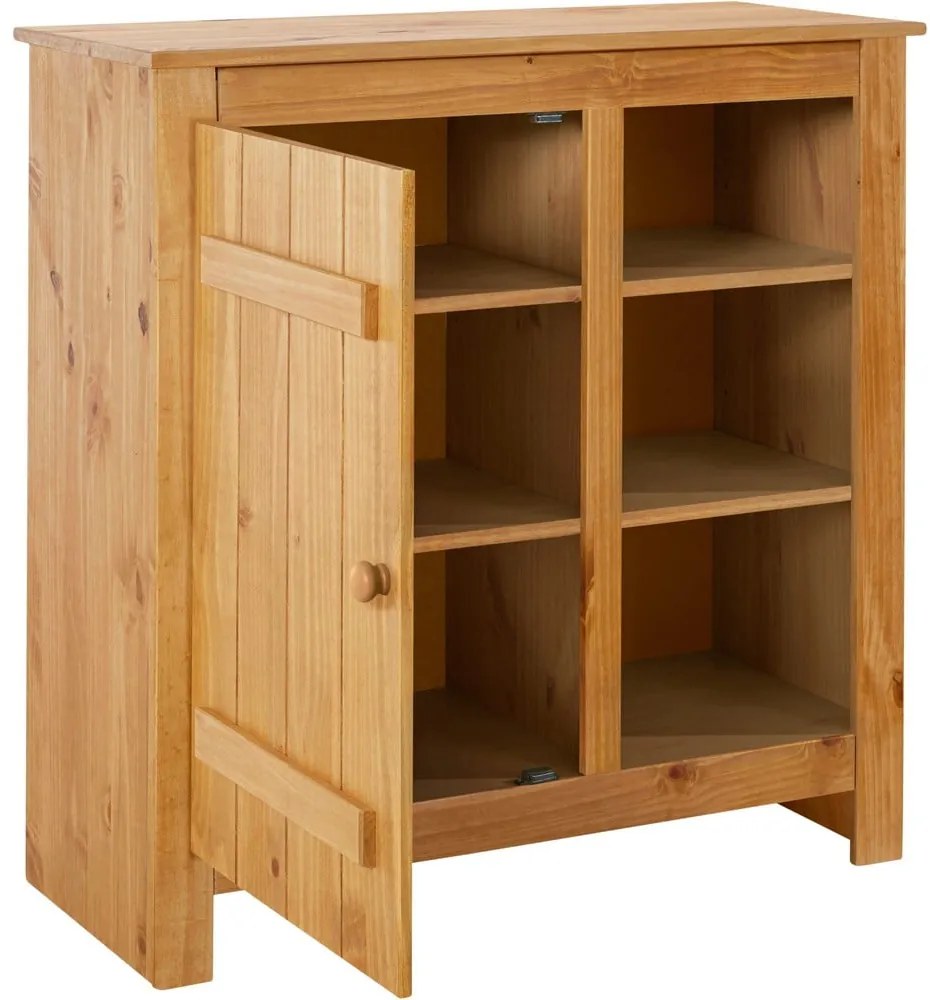 Skrinka z borovicového dreva v prírodnej farbe 90x90 cm Bertram – Støraa