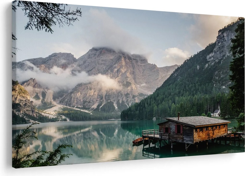 Obraz - Lake Prags (90x60 cm)