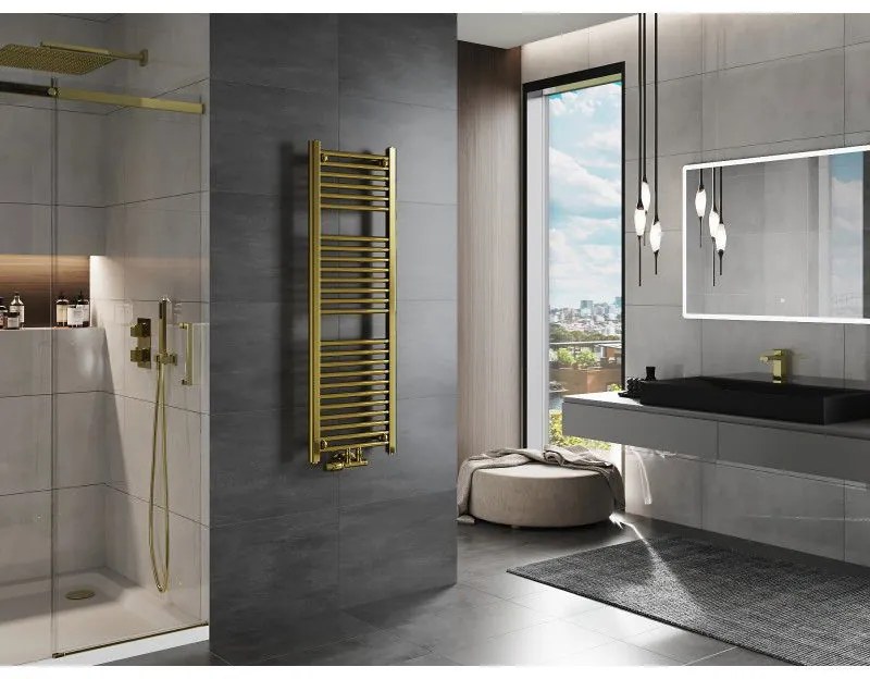 Mexen Mars, vykurovacie teleso 1200x400 mm, 346 W, zlatá lesklá, W110-1200-400-00-50