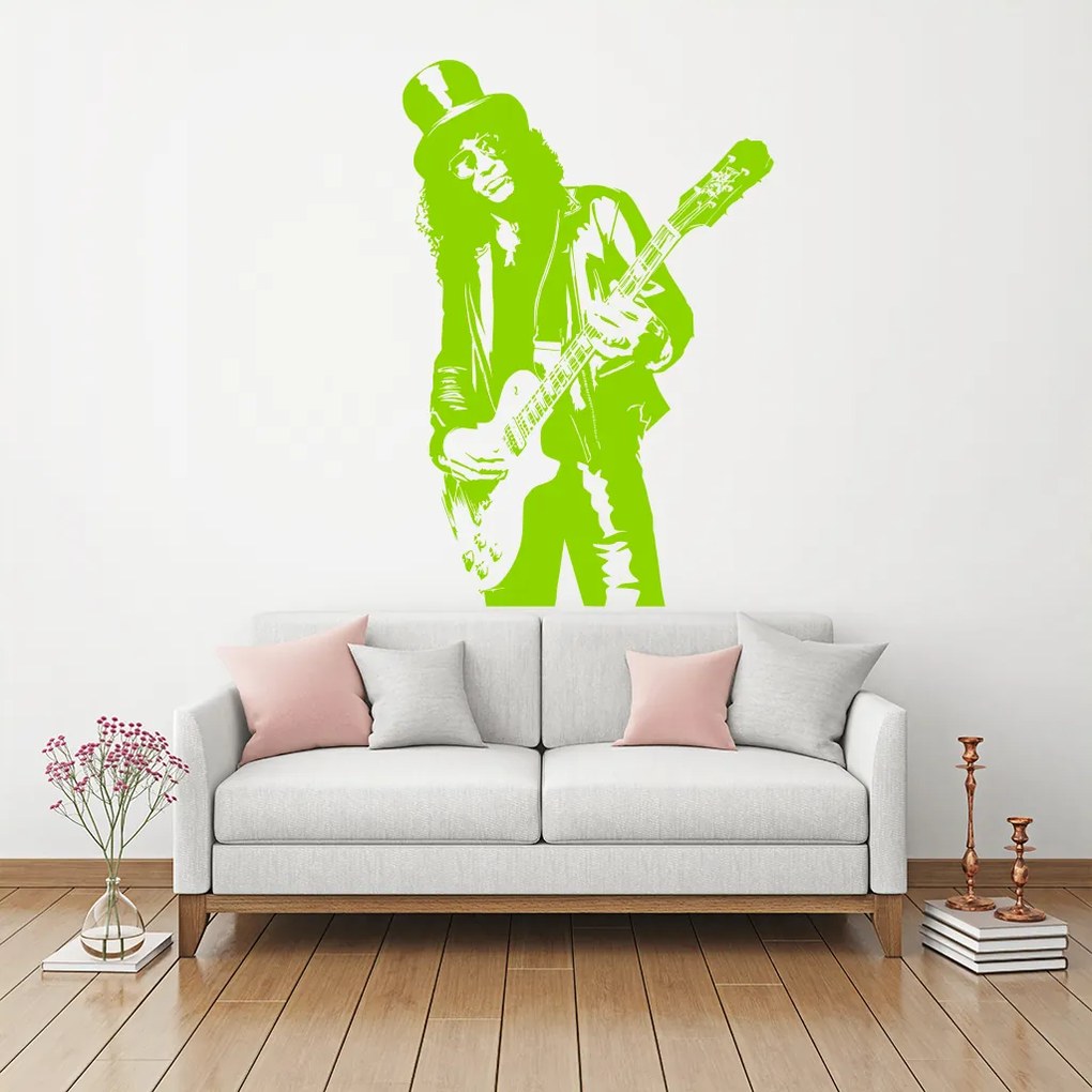 Veselá Stena Samolepka Slash Farba: fialová, Veľkosť: 100 x 69 cm