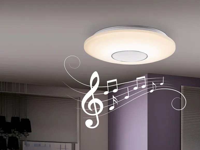 LIVARNO LUX Stropné LED svietidlo s Bluetooth®  reproduktorom  (100339199)