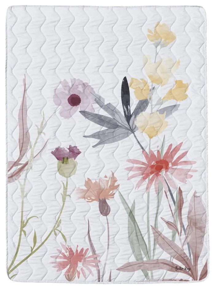 Prešívaná deka a obliečka na vankúš v súprave z bavlneného saténu 140x200 cm – Butter Kings