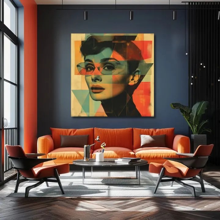 Audrey Hepburn obraz na plátne - Nezabudnuteľná krása