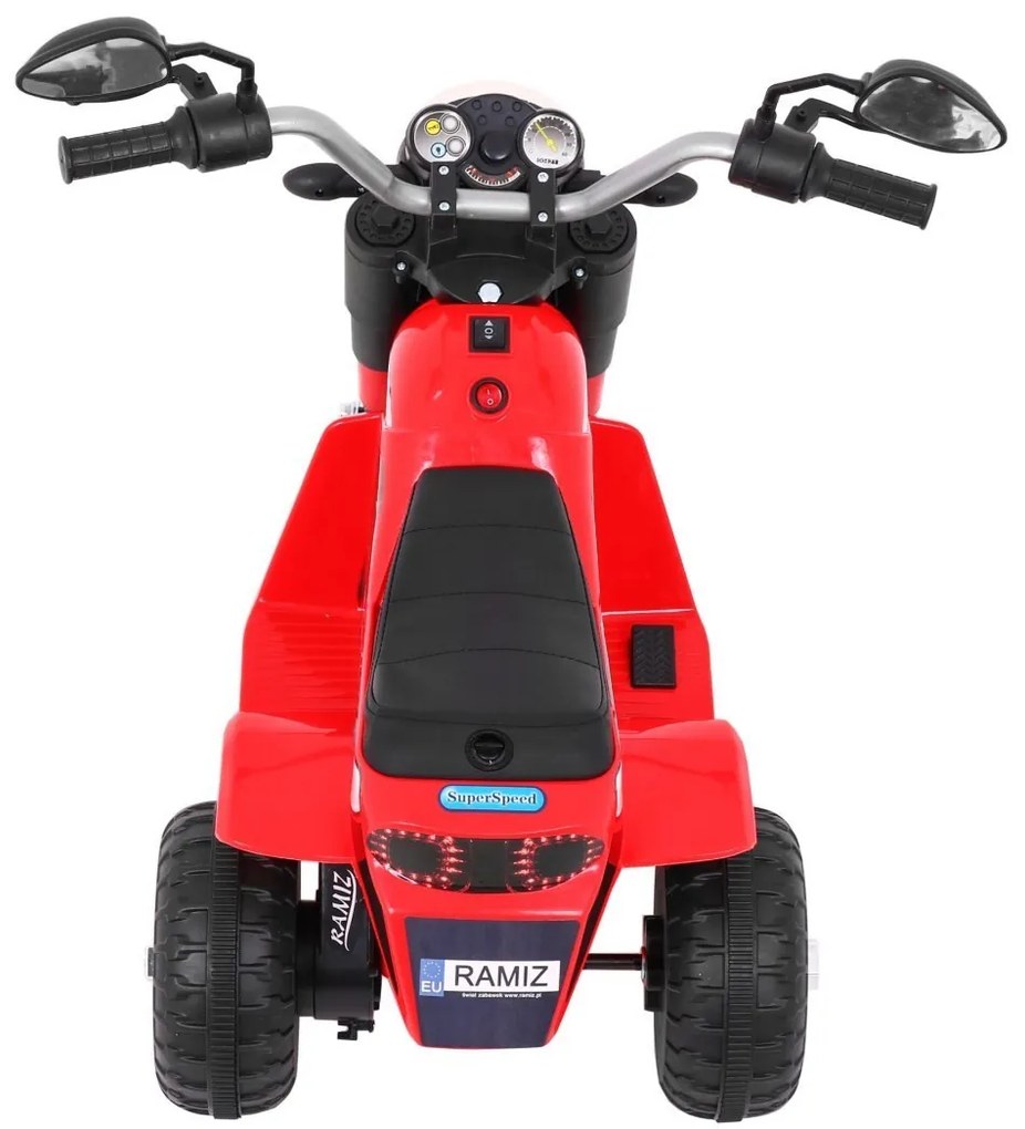 RAMIZ ELEKTRICKÁ MOTORKA  MINIBIKE - ČERVENÁ - 1x 6V - 6V/4,5Ah - 2022