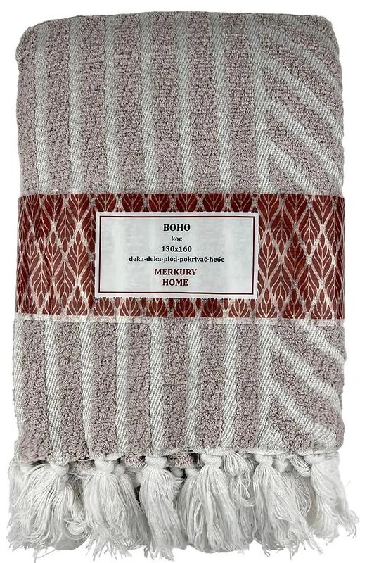 Deka Boho 130x160 svetlosivá Merkury Home