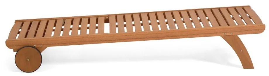 Záhradné ležadlo z eukalyptového dreva Kave Home Beila