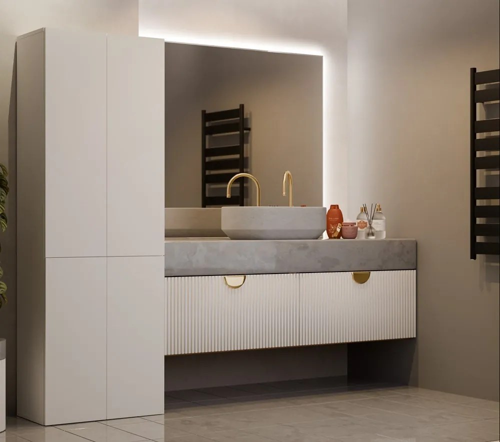 Kúpeľňová skrinka NEL VIII kašmír