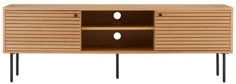 TV stolík v dekore duba v prírodnej farbe 40x50x150 cm Kyoto – House Nordic