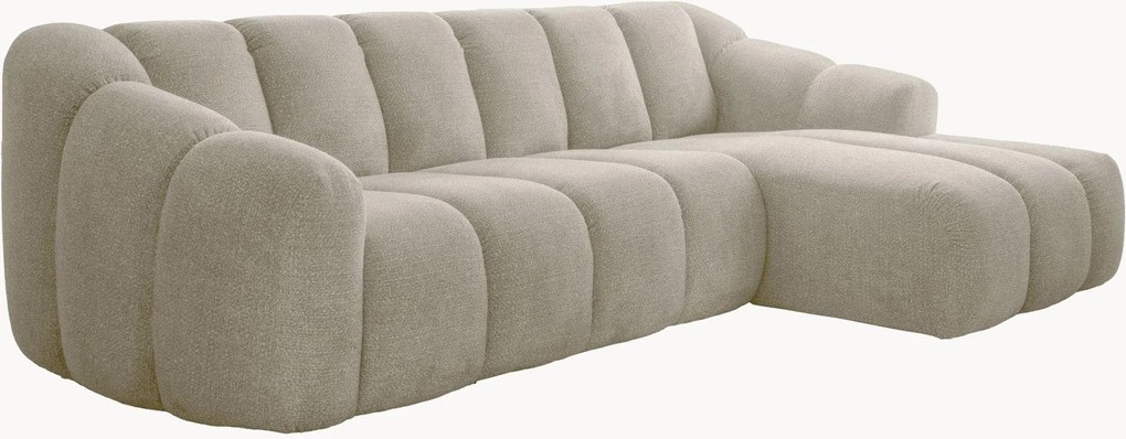 Ženilková rohová pohovka Shell