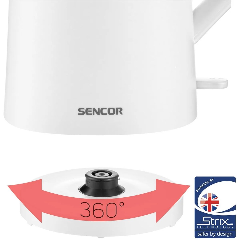 Sencor SWK 0550WH varná kanvica, biela