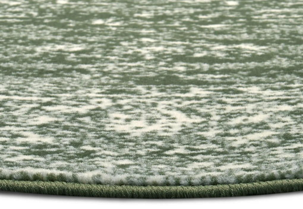 Hanse Home, Kusový koberec Gloria 105519 Green kruh, 160x160 (priemer) kruh, zelená, obývacia izba