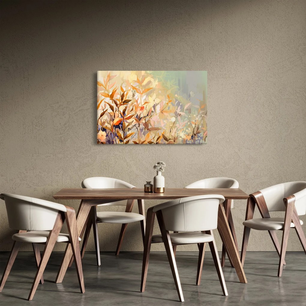 Obraz - Maľované rastliny (90x60 cm)