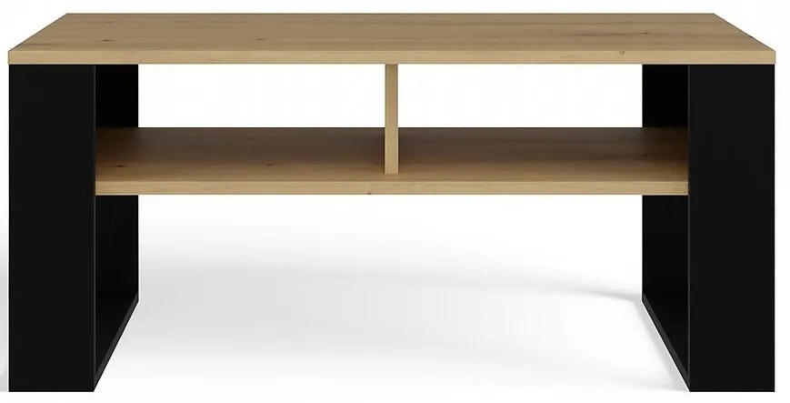 Konferenčný stolík Modern 2p Slim Artisan/Čierna