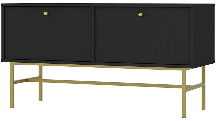 TV Stolík Tokyo 3 2K čierny grafit 302