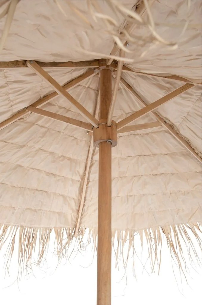 Prírodný slamený dekoračný slnečník Straw S - ∅ 150*270 cm