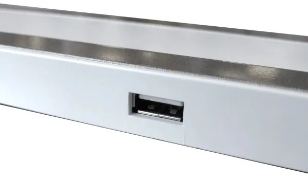 LED Stmievateľná dotyková stolná lampa MADERA LED/7W/230V biela