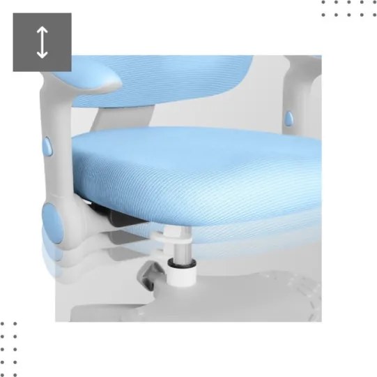 Detská otočná stolička Mark Adler Junior 5.0 Blue