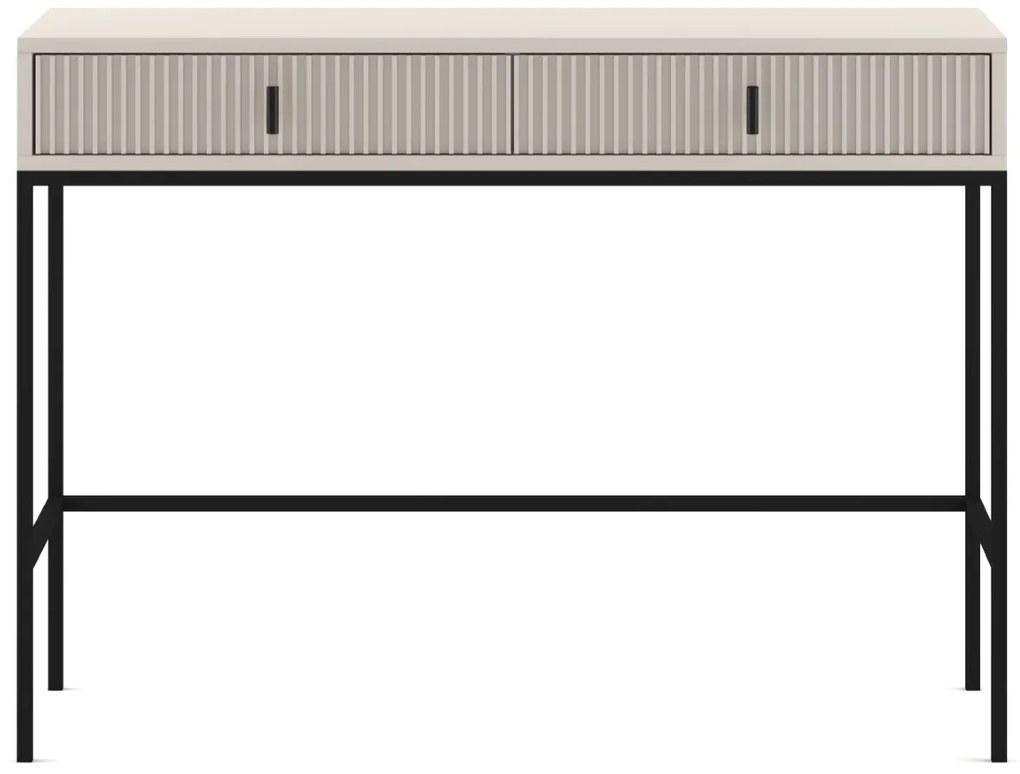 Toaletní stolek Maggiore 104 cm kašmír/černý